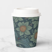 ウィリアム・モリス・オーチャードパターンアート 紙コップ (裏面)