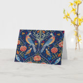 ウィリアム・モリス カード (黄色い花)