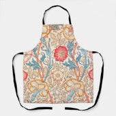 ウィリアム・モリス・カーネーション エプロン (正面)