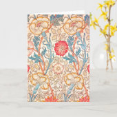 ウィリアム・モリス・カーネーション カード (黄色い花)