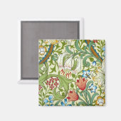 ウィリアム・モリス・ガーデン・リリー壁紙 マグネット (正面/裏面)