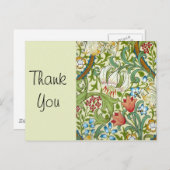 ウィリアム・モリス・ガーデン・リリー素晴らし壁紙 ポストカード (正面/裏面)