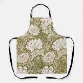 ウィリアム・モリス・キク金ゴールド エプロン (正面)