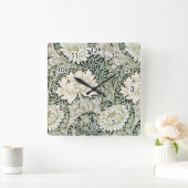 ウィリアム・モリス・キク スクエア壁時計 (ホーム)