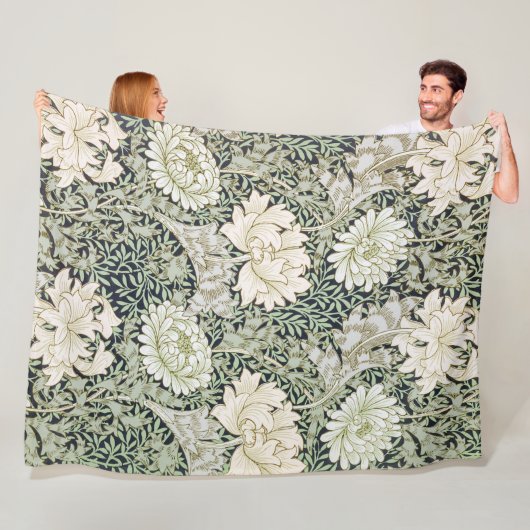 ウィリアム・モリス・キク フリースブランケット (インサイチュ)