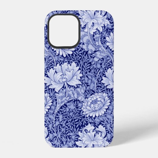ウィリアム・モリス・キク・ブルー iPhoneケース (裏面)