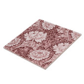 ウィリアム・モリス・キク・マルーン タイル (側面)