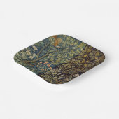 ウィリアム・モリス – キジ鳥の木の植物学 ペーパープレート (傾斜あり)