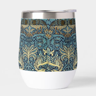 ウィリアム・モリス クジャクとドラゴンの織物デザイン