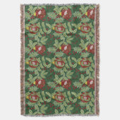 ウィリアム・モリス・クリスマス スローブランケット (正面縦)