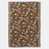 ウィリアム・モリス・クリスマス スローブランケット (正面縦)