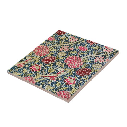 ウィリアム・モリス・クレイパターン タイル (側面)