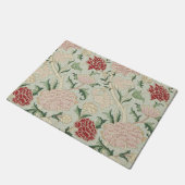 ウィリアム・モリス・クレイフローラプレラファエリートヴィンテージ ドアマット (アングル)