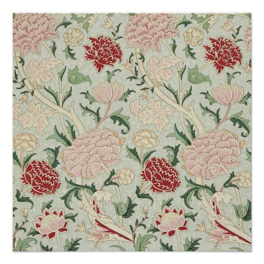 ウィリアム・モリス・クレイフローラプレラファエリートヴィンテージ ポスター (正面)