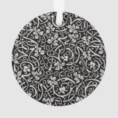ウィリアム・モリス・グラフェビンつる植物リーフ・パターン オーナメント (裏面)