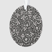 ウィリアム・モリス・グラフェビンつる植物リーフ・パターン オーナメント (正面)