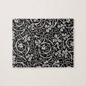 ウィリアム・モリス・グラフェビンつる植物リーフ・パターン ジグソーパズル (横)