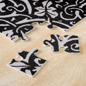 ウィリアム・モリス・グラフェビンつる植物リーフ・パターン ジグソーパズル (側面)