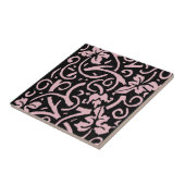 ウィリアム・モリス・グラフェビンつる植物リーフ・パターン タイル (側面)