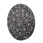 ウィリアム・モリス・グラフェビンつる植物リーフ・パターン ダーツボード (正面右)