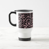 ウィリアム・モリス・グラフェビンつる植物リーフ・パターン トラベルマグ (左)