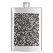 ウィリアム・モリス・グラフェビンつる植物リーフ・パターン フラスク (正面)