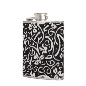 ウィリアム・モリス・グラフェビンつる植物リーフ・パターン フラスク (左)