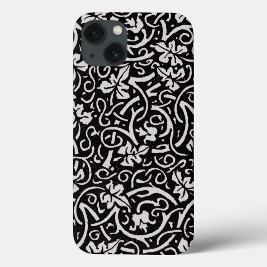 ウィリアム・モリス・グラフェビンつる植物リーフ・パターン Case-Mate iPhoneケース (裏面)