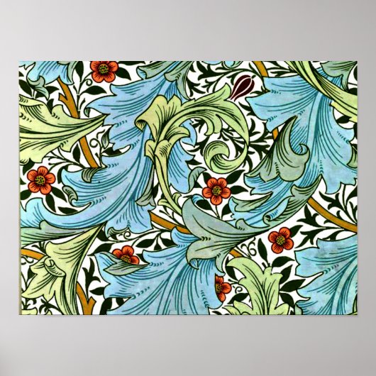 ウィリアム・モリス – グランヴィル葉書 ポスター (正面)