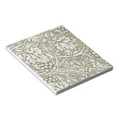 ウィリアム・モリス・グレープビーネのセージ壁紙 ノートパッド (アングル)