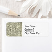 ウィリアム・モリス・グレープビーネのセージ壁紙 ラベル (インサイチュ)