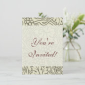 ウィリアム・モリス・グレープビーネのセージ壁紙 招待状 (スタンド正面)