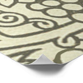 ウィリアム・モリス・グレープヴィン壁紙 ポスター (角)