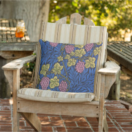 ウィリアム・モリス・グレープヴィン(ワインつる植物)パターン アウトドアクッション