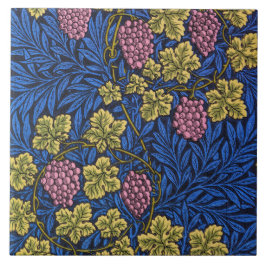 ウィリアム・モリス・グレープヴィン(ワインつる植物)パターン タイル