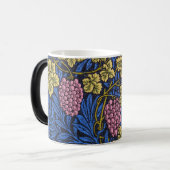 ウィリアム・モリス・グレープヴィン(ワインつる植物)パターン モーフィングマグカップ (正面左)