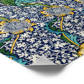 ウィリアム・モリス・ケネットの有名なパターン ポスター (角)