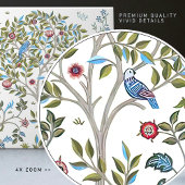 ウィリアム・モリス・ケmscottツリーアールヌーボー・バード タイル