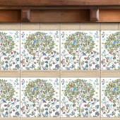 ウィリアム・モリス・ケmscottツリーアールヌーボー・バード タイル