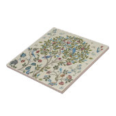 ウィリアム・モリス・ケmscottツリーアールヌーボー・バード タイル (側面)