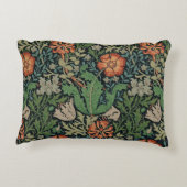 ウィリアム・モリス・コンプトン壁紙クラシック アクセントクッション (裏面)