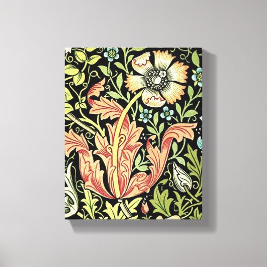 ウィリアム・モリス・コンプトン壁紙クラシック キャンバスプリント (正面)