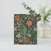 ウィリアム・モリス・コンプトン壁紙クラシック ポストカード (スタンド正面)