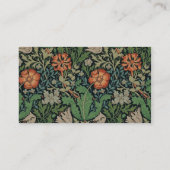 ウィリアム・モリス・コンプトン壁紙クラシック 名刺 (裏面)