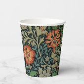 ウィリアム・モリス・コンプトン壁紙クラシック 紙コップ (裏面)