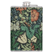 ウィリアム·モリス·コンプトン·フローラアールヌーボー·パターン フラスク (裏面)