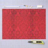 ウィリアム・モリス・コーンエンボス絹ベルベット模様 薄葉紙 (クラフト)