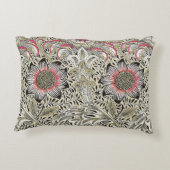 ウィリアム・モリス・コーンクル壁紙フローラ アクセントクッション (裏面)