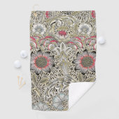 ウィリアム・モリス・コーンクル壁紙フローラ ゴルフタオル (インサイチュ)