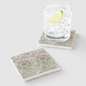 ウィリアム・モリス・コーンクル壁紙フローラ ストーンコースター (横)